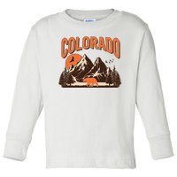 Colorado Wilderness Bear Mountains Toddler Long Sleeve Shirt