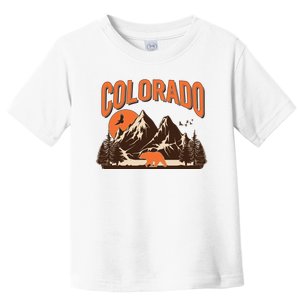 Colorado Wilderness Bear Mountains Toddler T-Shirt