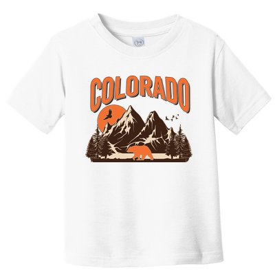 Colorado Wilderness Bear Mountains Toddler T-Shirt