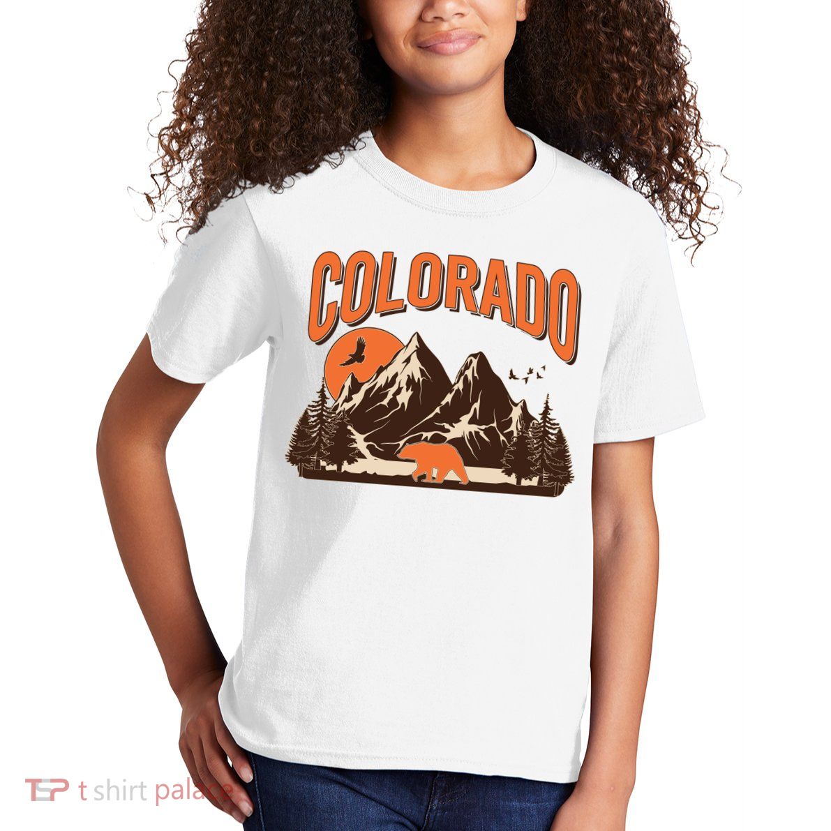 Colorado Wilderness Bear Mountains Kids T-Shirt