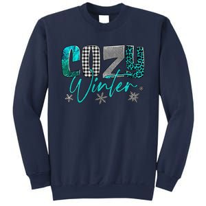 Cozy Winter Buffalo Plaid Christmas Xmas Sweatshirt