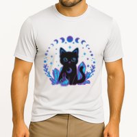 Cute Witchy Black Cat Crystal Alchemy Kawaii Pastel Goth Cooling Performance Crew T-Shirt