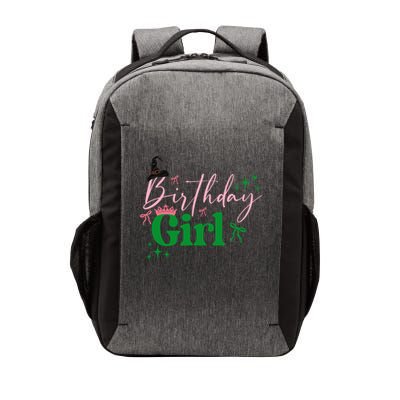 Cute Witch Birthday Girl Pink And Green Vector Backpack