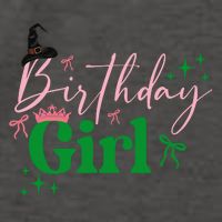 Cute Witch Birthday Girl Pink And Green Vector Backpack