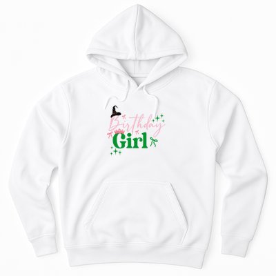 Cute Witch Birthday Girl Pink And Green Hoodie