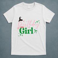 Cute Witch Birthday Girl Pink And Green T-Shirt