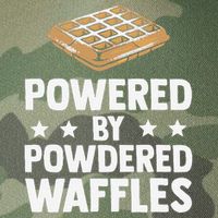 Cool Waffle Breakfast Snack Powered By Powdered Waffles Legacy Tie Dye Trucker Hat
