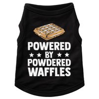 Cool Waffle Breakfast Snack Powered By Powdered Waffles Doggie Tank