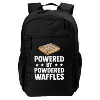 Cool Waffle Breakfast Snack Powered By Powdered Waffles Backpack