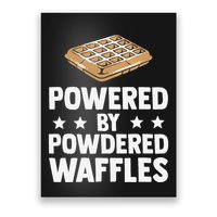 Cool Waffle Breakfast Snack Powered By Powdered Waffles Poster