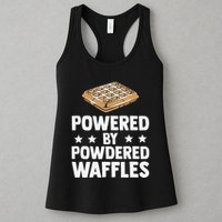 Cool Waffle Breakfast Snack Powered By Powdered Waffles Womens Tank Top