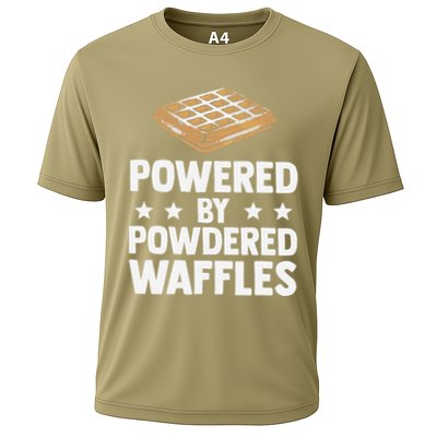 Cool Waffle Breakfast Snack Powered By Powdered Waffles Performance Shirt