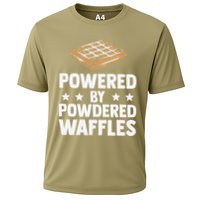 Cool Waffle Breakfast Snack Powered By Powdered Waffles Performance Shirt