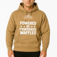 Cool Waffle Breakfast Snack Powered By Powdered Waffles Hoodie