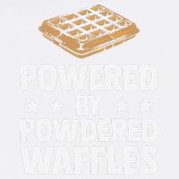 Cool Waffle Breakfast Snack Powered By Powdered Waffles Garment-Dyed Sweatshirt