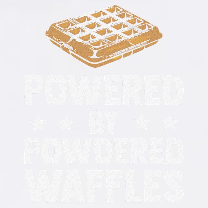 Cool Waffle Breakfast Snack Powered By Powdered Waffles Garment-Dyed Sweatshirt