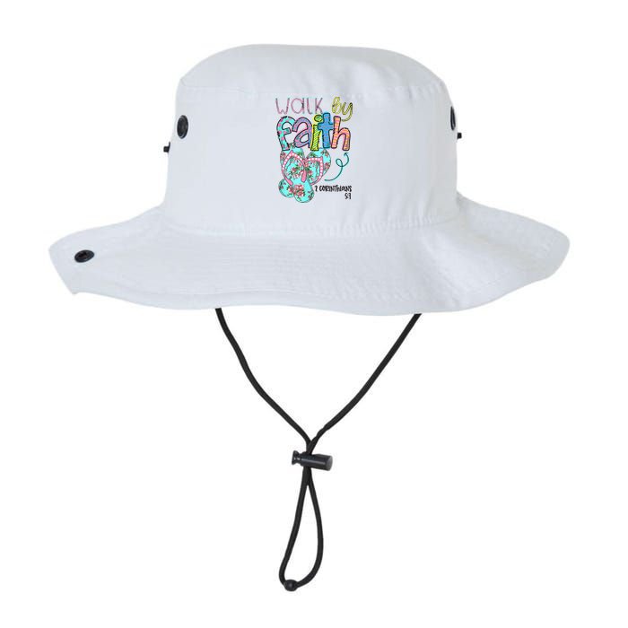 Christian Walk By Faith Flip Flops Summer Bucket Hat