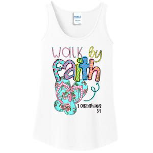 Christian Walk By Faith Flip Flops Summer Ladies Essential Tank