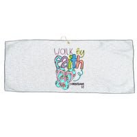 Christian Walk By Faith Flip Flops Summer Large Microfiber Waffle Golf Towel