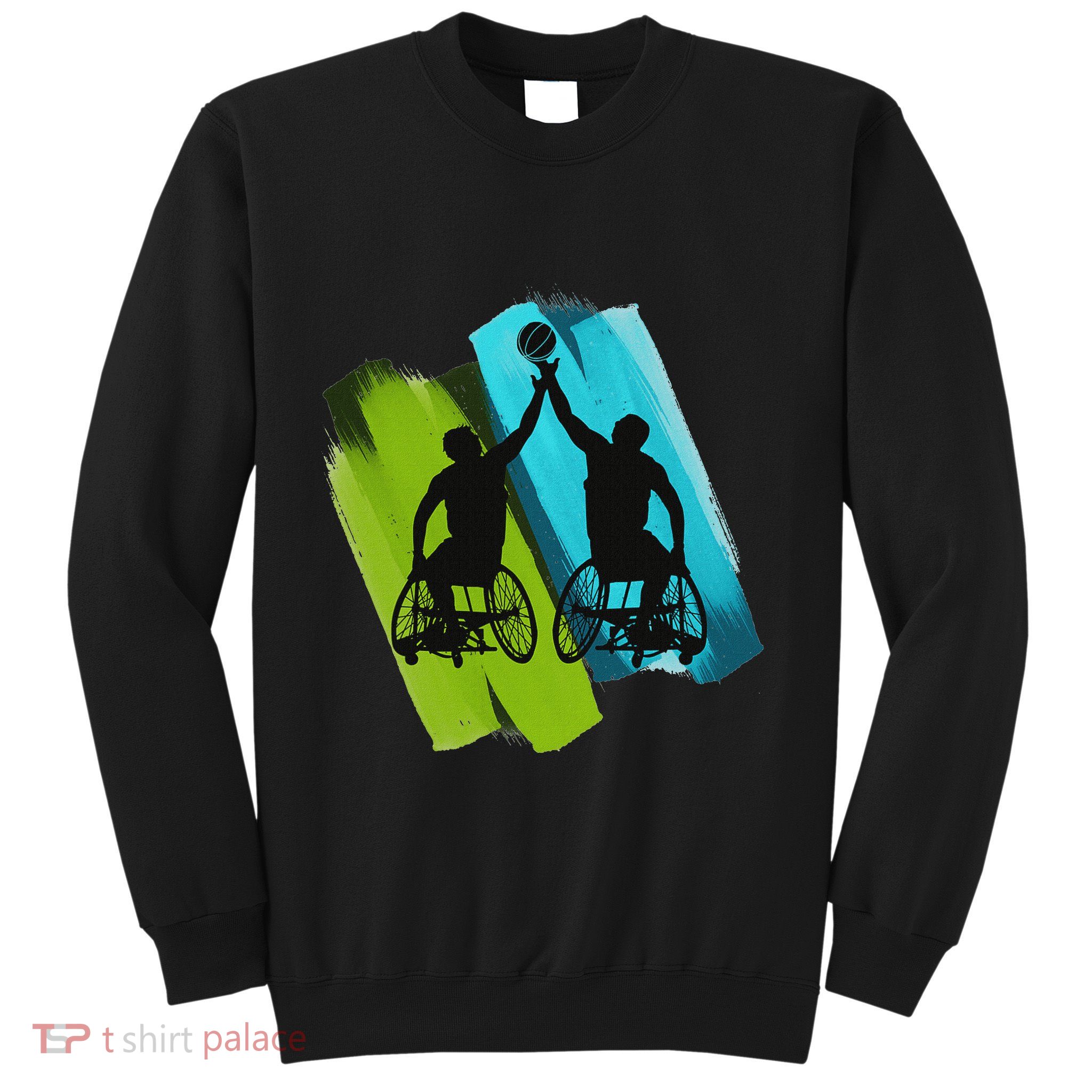 Cool Wheelchair Basketball Game Sweatshirt