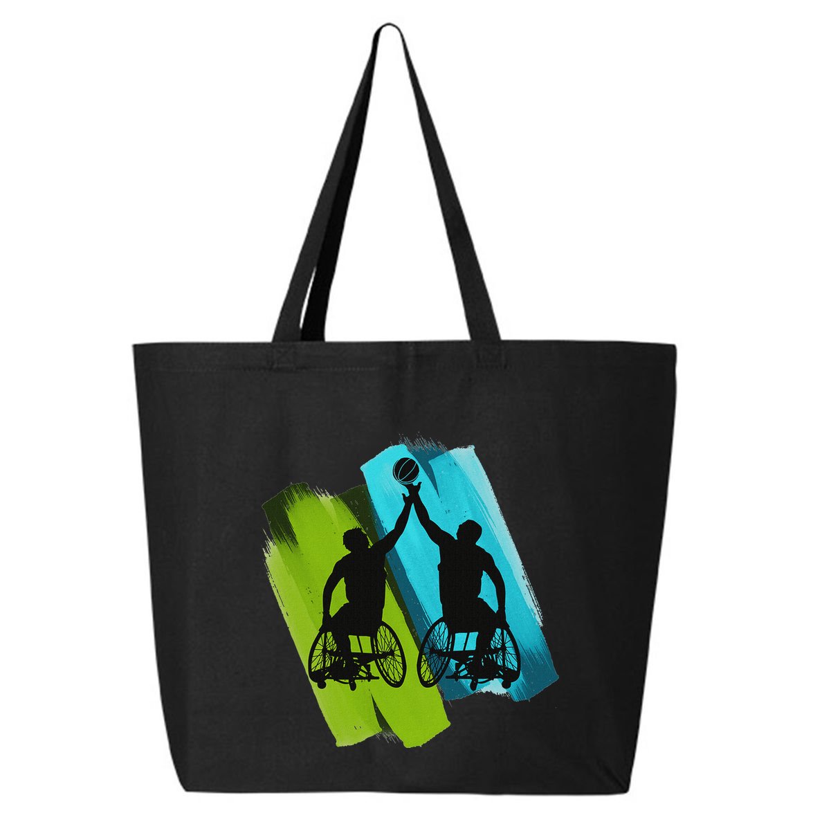 Cool Wheelchair Basketball Game 25L Jumbo Tote