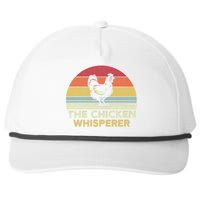 Chicken Whisperer Backyard Chicken Lover Farmer Snapback Five-Panel Rope Hat