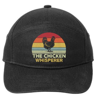 Chicken Whisperer Backyard Chicken Lover Farmer 7-Panel Snapback Hat