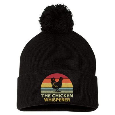 Chicken Whisperer Backyard Chicken Lover Farmer Pom Pom 12in Knit Beanie