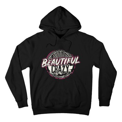 Crazy Wo Beautiful Country Music Girl Design Idea Hoodie