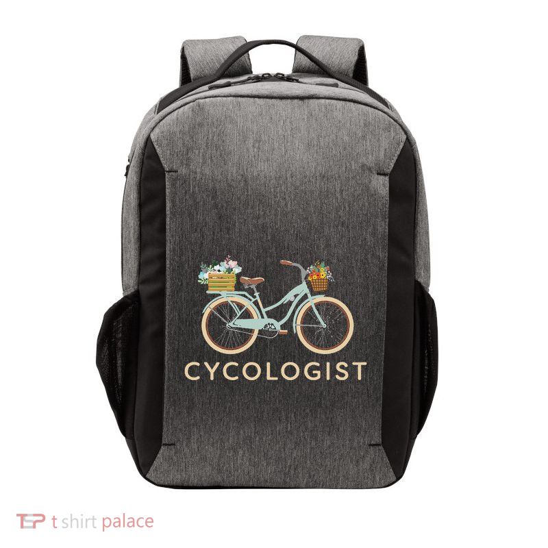 Cycologist Women Bicycle Funny Design Cyclists Vector Backpack