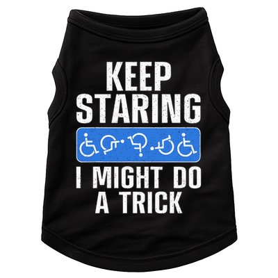 Cool Wheelchair Bound Art Cripple Handicapped Doggie Tank