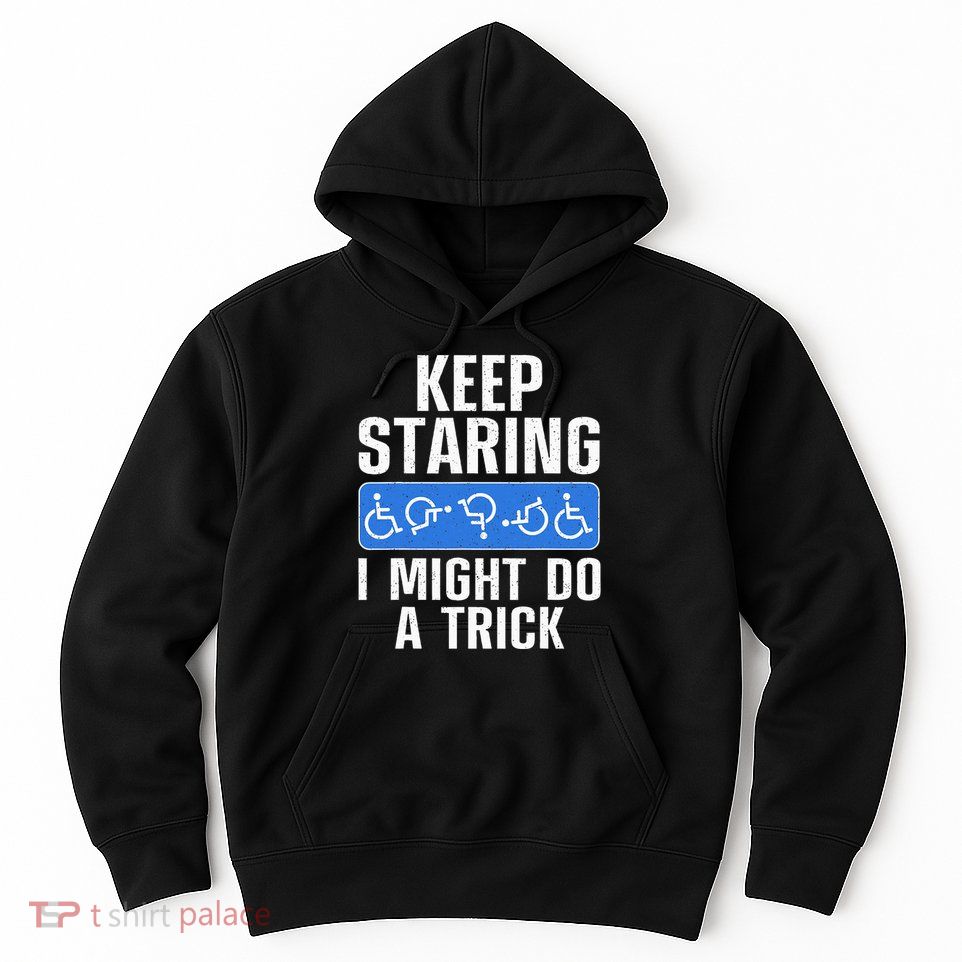 Cool Wheelchair Bound Art Cripple Handicapped Hoodie