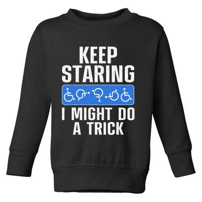 Cool Wheelchair Bound Art Cripple Handicapped Toddler Sweatshirt