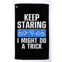 Cool Wheelchair Bound Art Cripple Handicapped Golf Towel