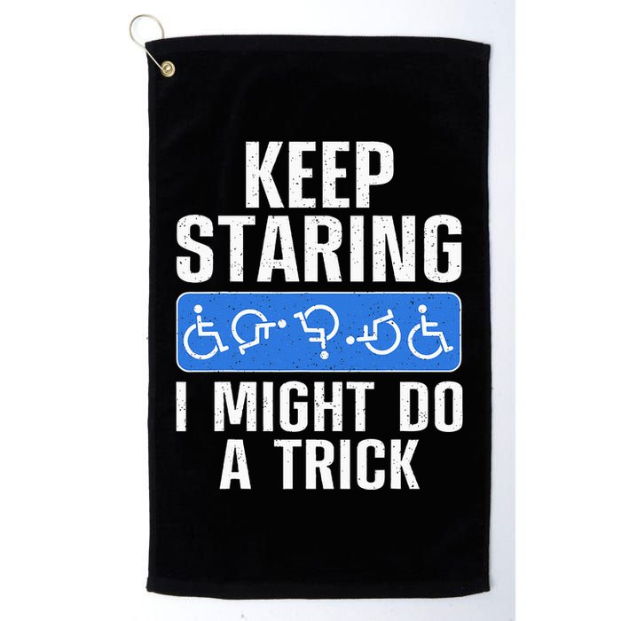 Cool Wheelchair Bound Art Cripple Handicapped Golf Towel