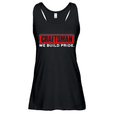Craftsman We Build Pride Craftsman Ladies Essential Flowy Tank