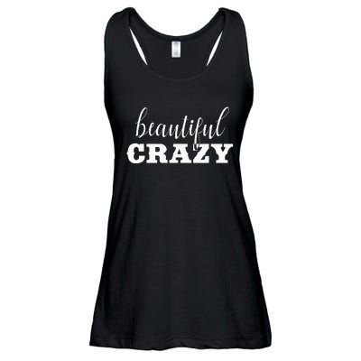 Crazy Women Beautiful Country Music Girl Design Idea Ladies Essential Flowy Tank