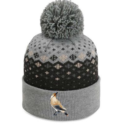 Cedar Waxwing Bird Ornithology Beautiful Songbird The Baniff Cuffed Pom Beanie