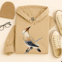 Cedar Waxwing Bird Ornithology Beautiful Songbird Hoodie