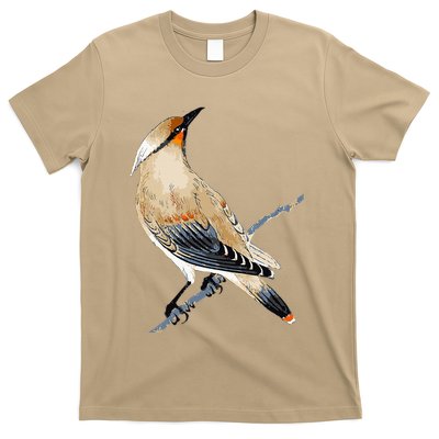 Cedar Waxwing Bird Ornithology Beautiful Songbird T-Shirt