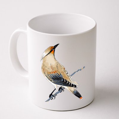 Cedar Waxwing Bird Ornithology Beautiful Songbird Mug
