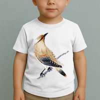 Cedar Waxwing Bird Ornithology Beautiful Songbird Toddler T-Shirt