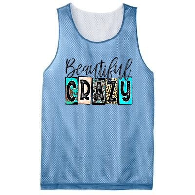 Crazy Women Beautiful Country Music Girl Western Leopard Mesh Reversible Basketball Jersey Tank