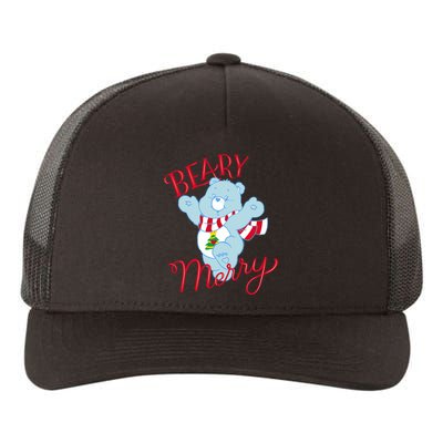 Christmas Wishes Bear Is Beary Merry Yupoong Adult 5-Panel Trucker Hat