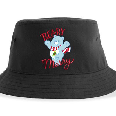 Christmas Wishes Bear Is Beary Merry Sustainable Bucket Hat