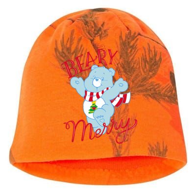 Christmas Wishes Bear Is Beary Merry Kati - Camo Knit Beanie