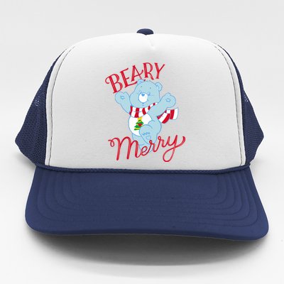 Christmas Wishes Bear Is Beary Merry Trucker Hat