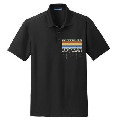 Civil Wars Beards Gettysburg Beard Gift Old School Dry Zone Grid Polo