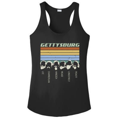 Civil Wars Beards Gettysburg Beard Gift Old School Ladies PosiCharge Competitor Racerback Tank