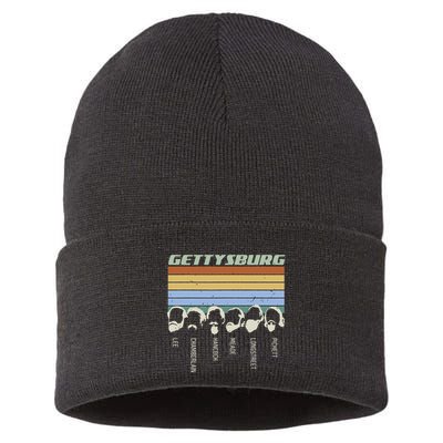 Civil Wars Beards Gettysburg Beard Gift Old School Sustainable Knit Beanie